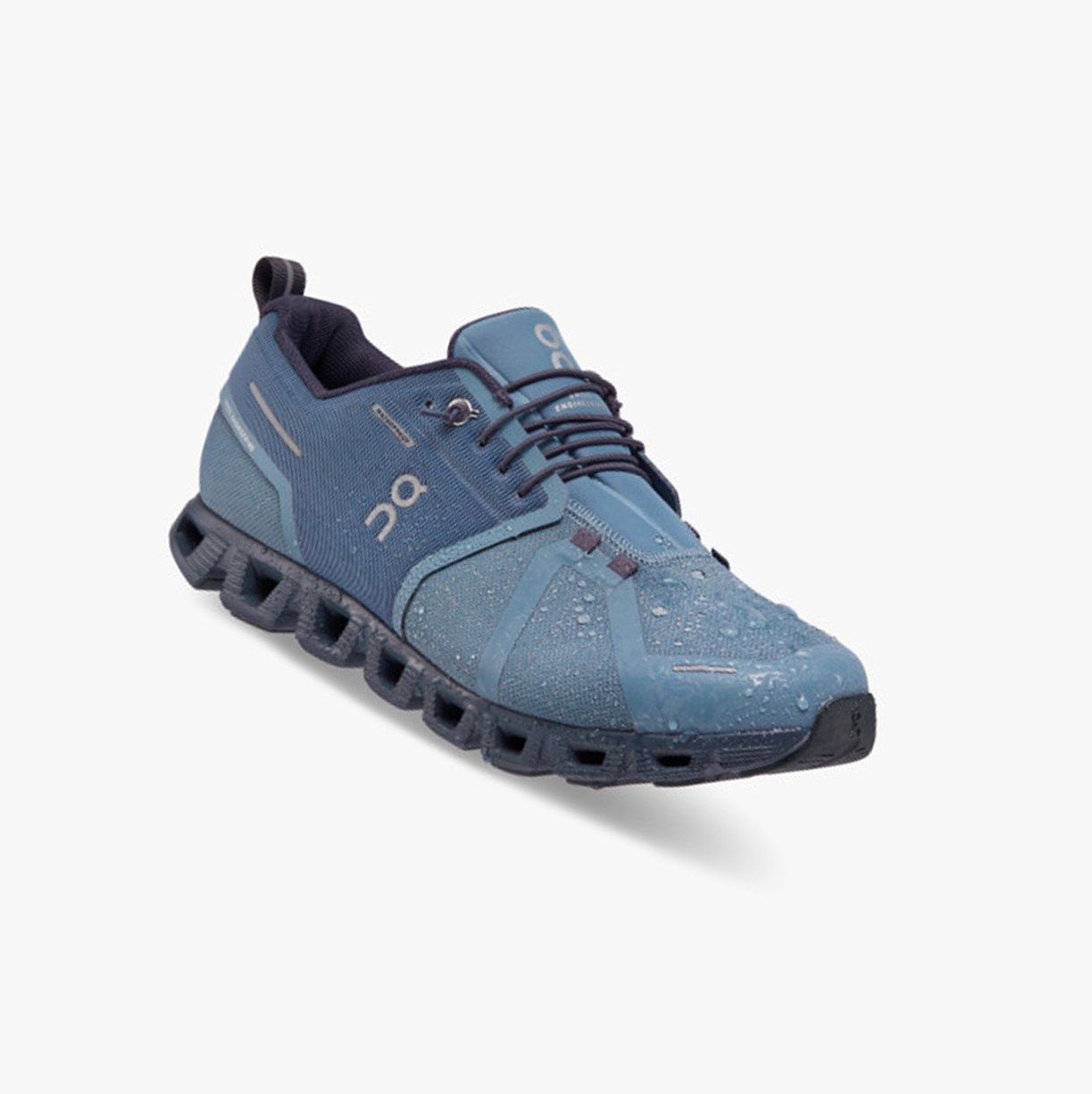 Navy On Cloud 5 Waterproof Men Running Shoes | YIFU18540