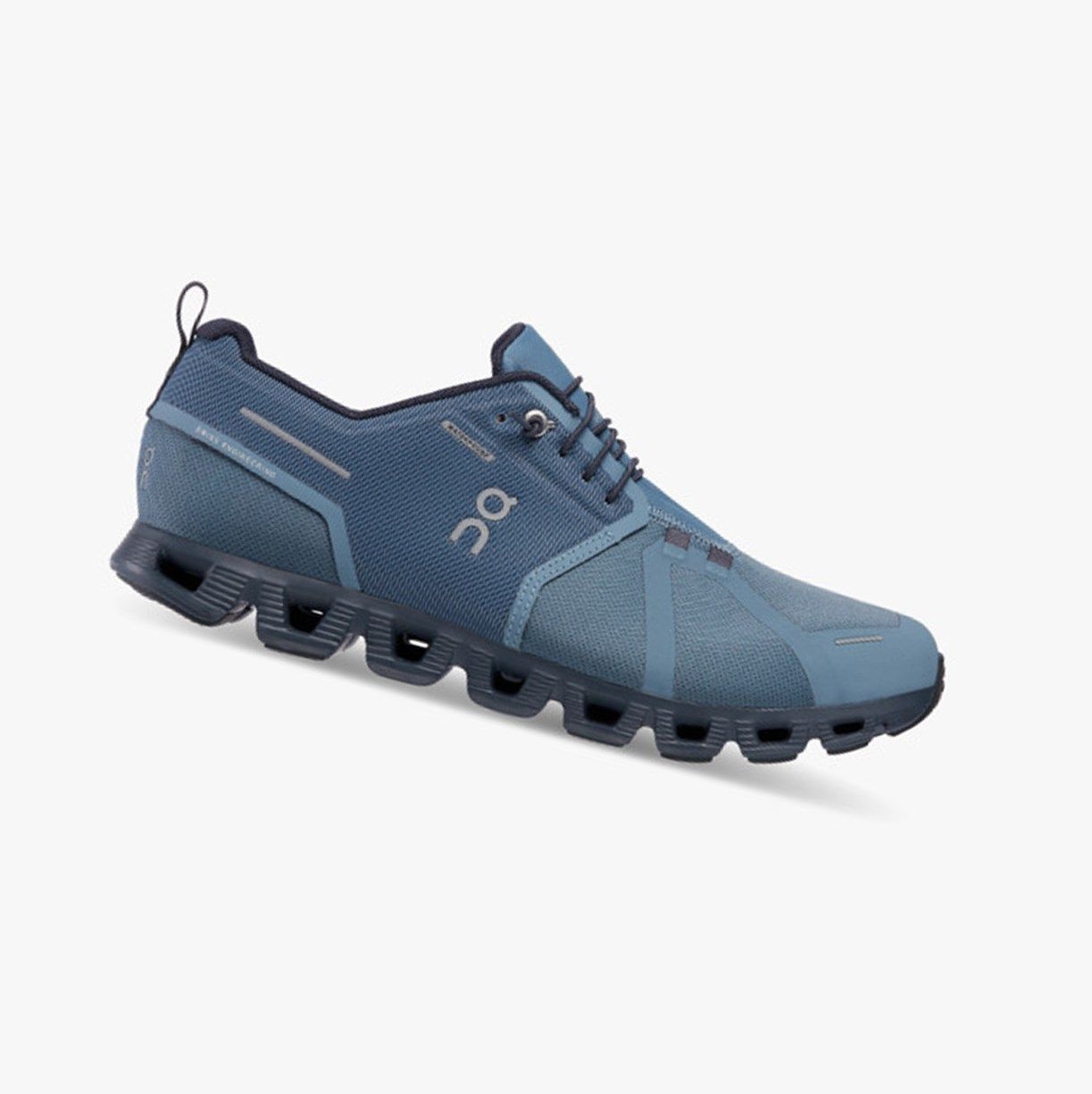 Navy On Cloud 5 Waterproof Men Running Shoes | YIFU18540