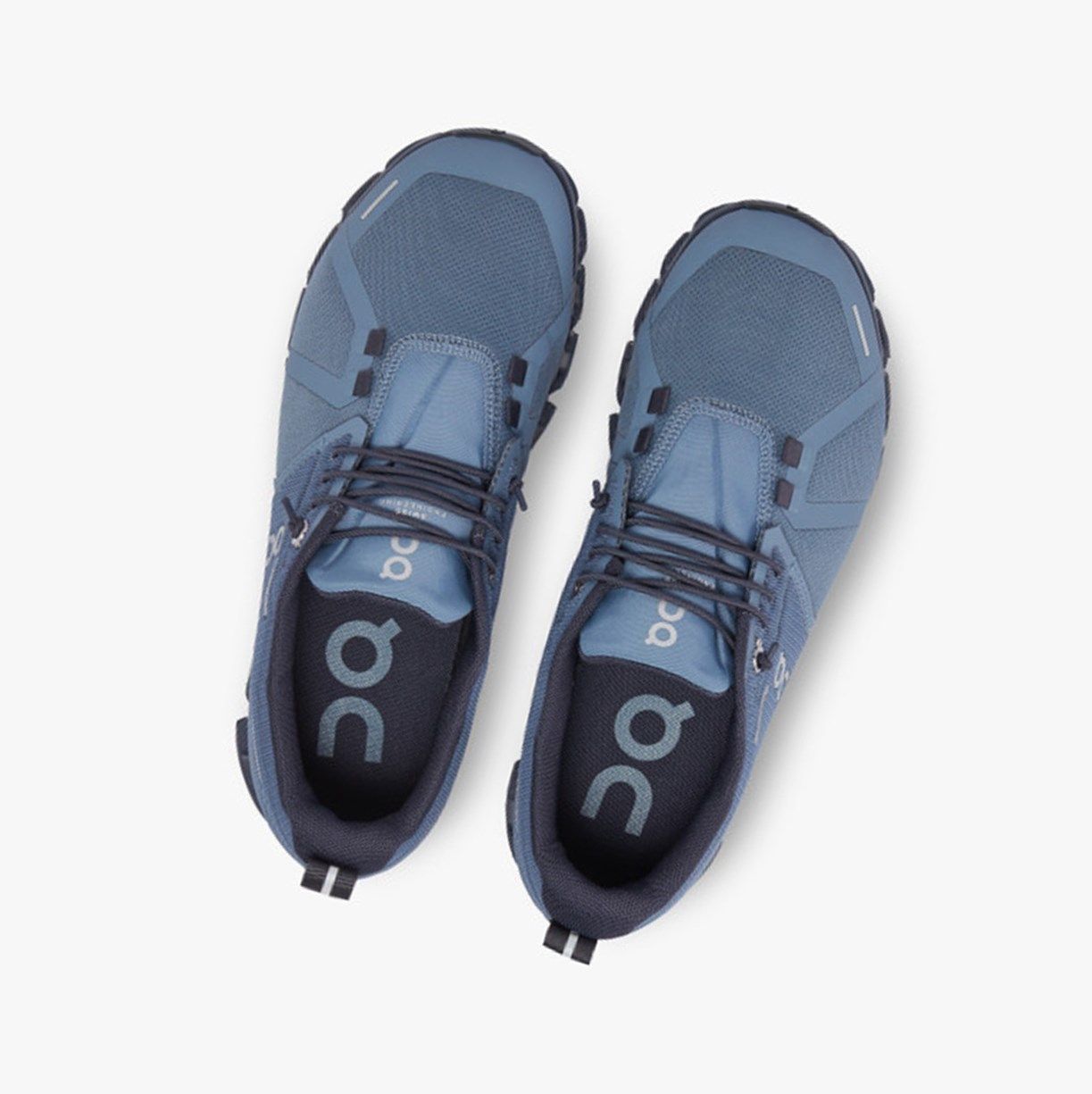 Navy On Cloud 5 Waterproof Women Running Shoes | XVWB32619