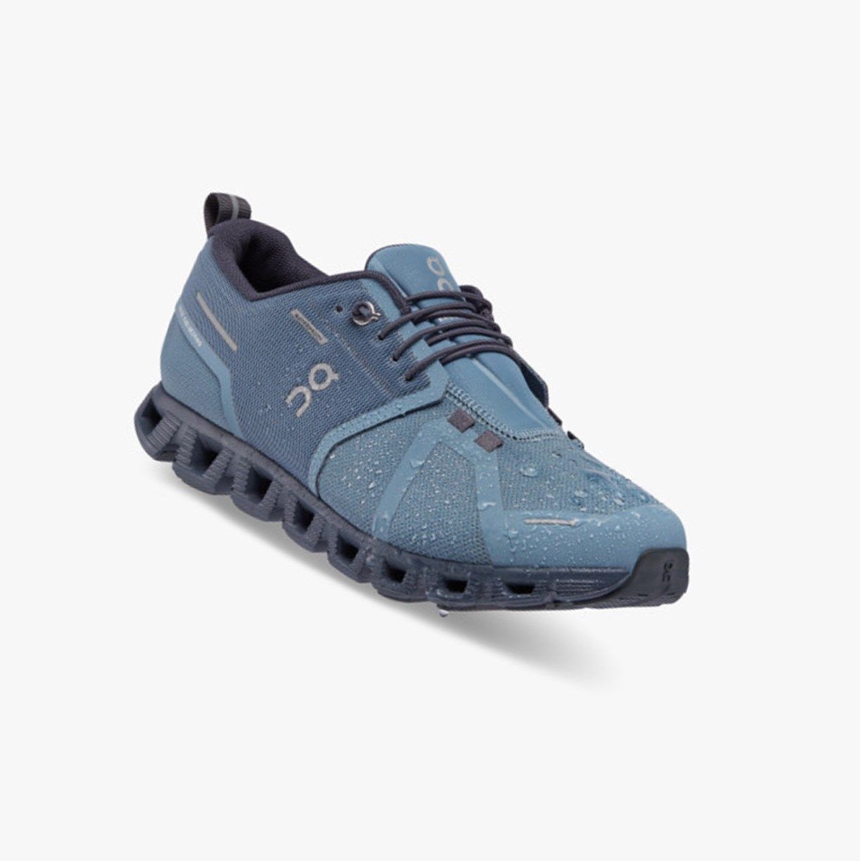 Navy On Cloud 5 Waterproof Women Running Shoes | XVWB32619