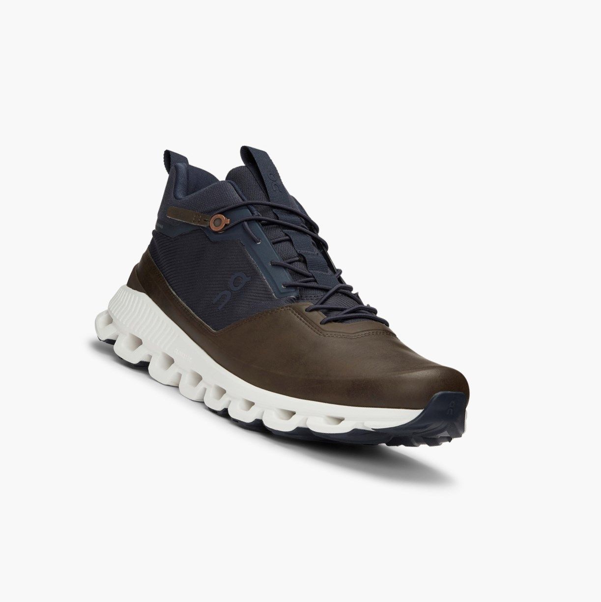 Navy On Cloud Hi Men Road Running Shoes | WUYE57936