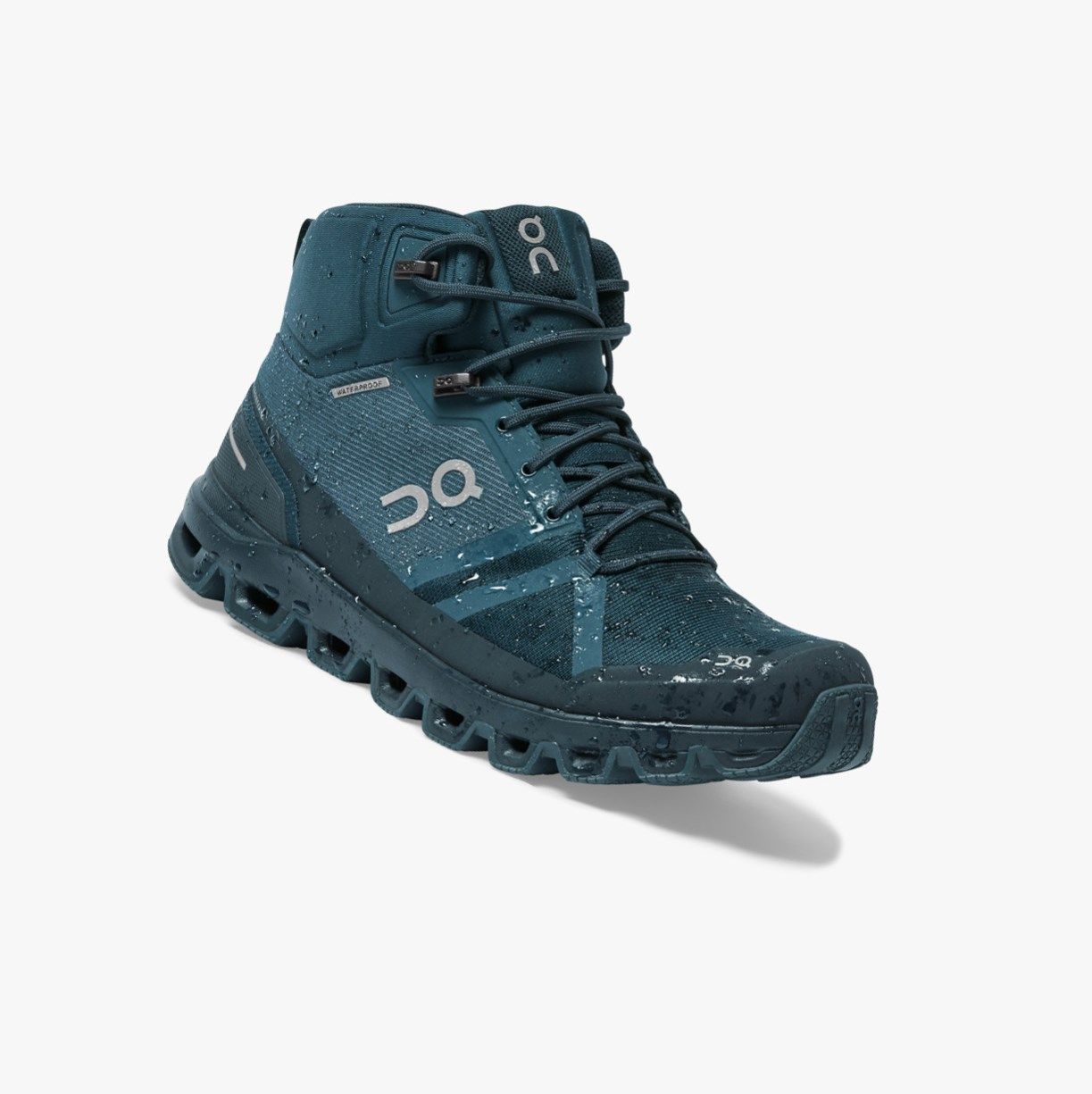 Navy On Cloudrock Waterproof Men Hiking Boots | MAHN17923