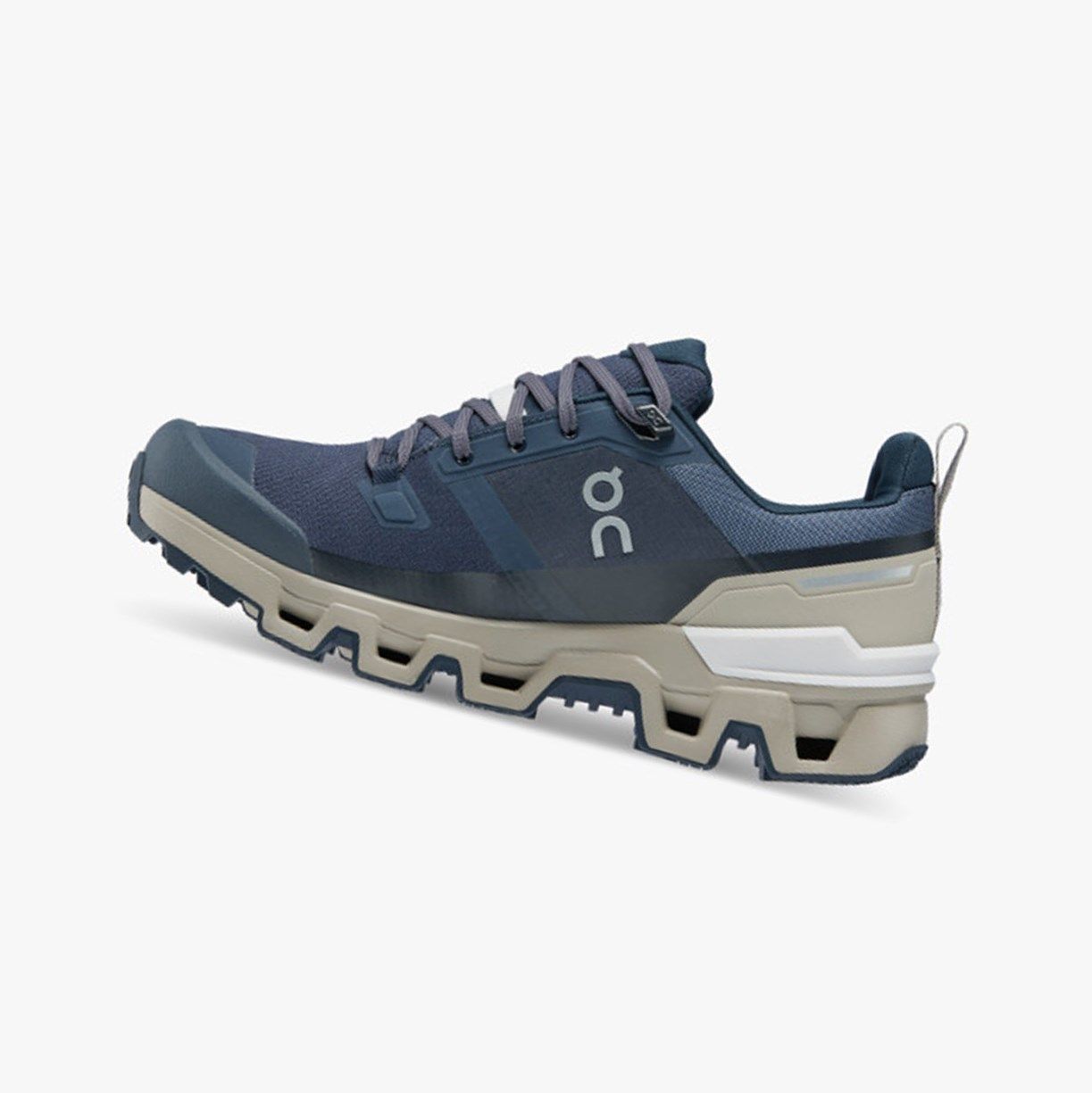 Navy On Cloudwander Waterproof Women Running Shoes | XNVE56892