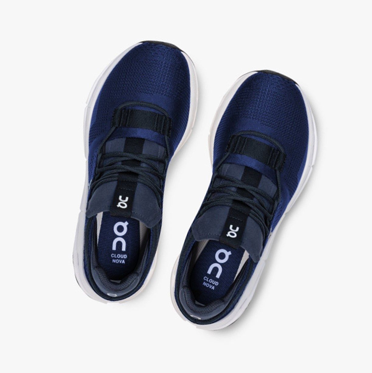 Navy / White On Cloudnova Men Sneakers | BAWE58039