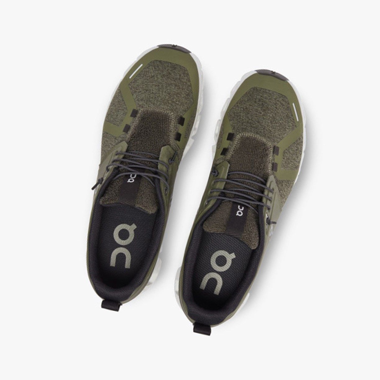 Olive On Cloud 5 Terry Men Running Shoes | GDQK35219