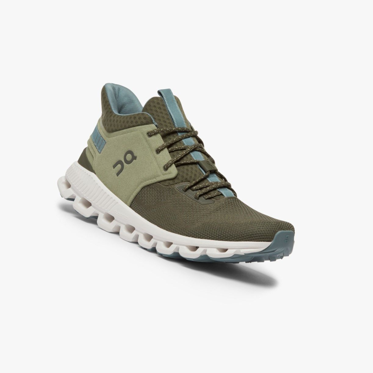 Olive On Cloud Hi Edge Men Road Running Shoes | BQGZ46170