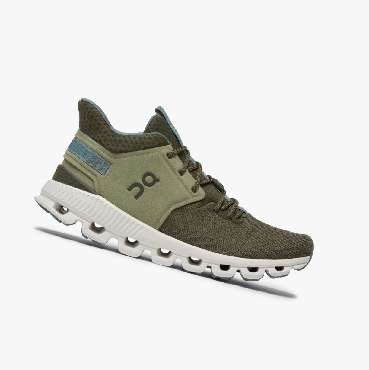 Olive On Cloud Hi Edge Men Road Running Shoes | BQGZ46170