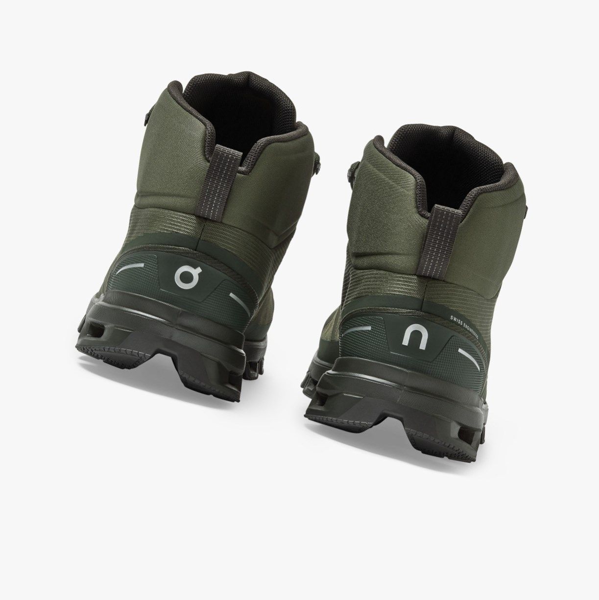 Olive On Cloudrock Waterproof Men Hiking Boots | WJVC95728