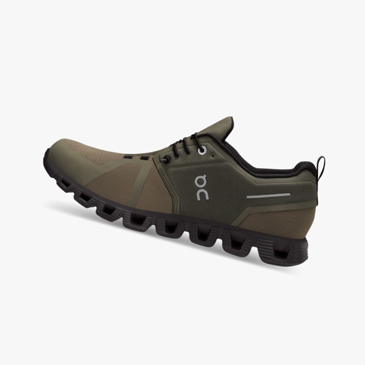 Olive / Black On Cloud 5 Waterproof Men Running Shoes | UZCR87243