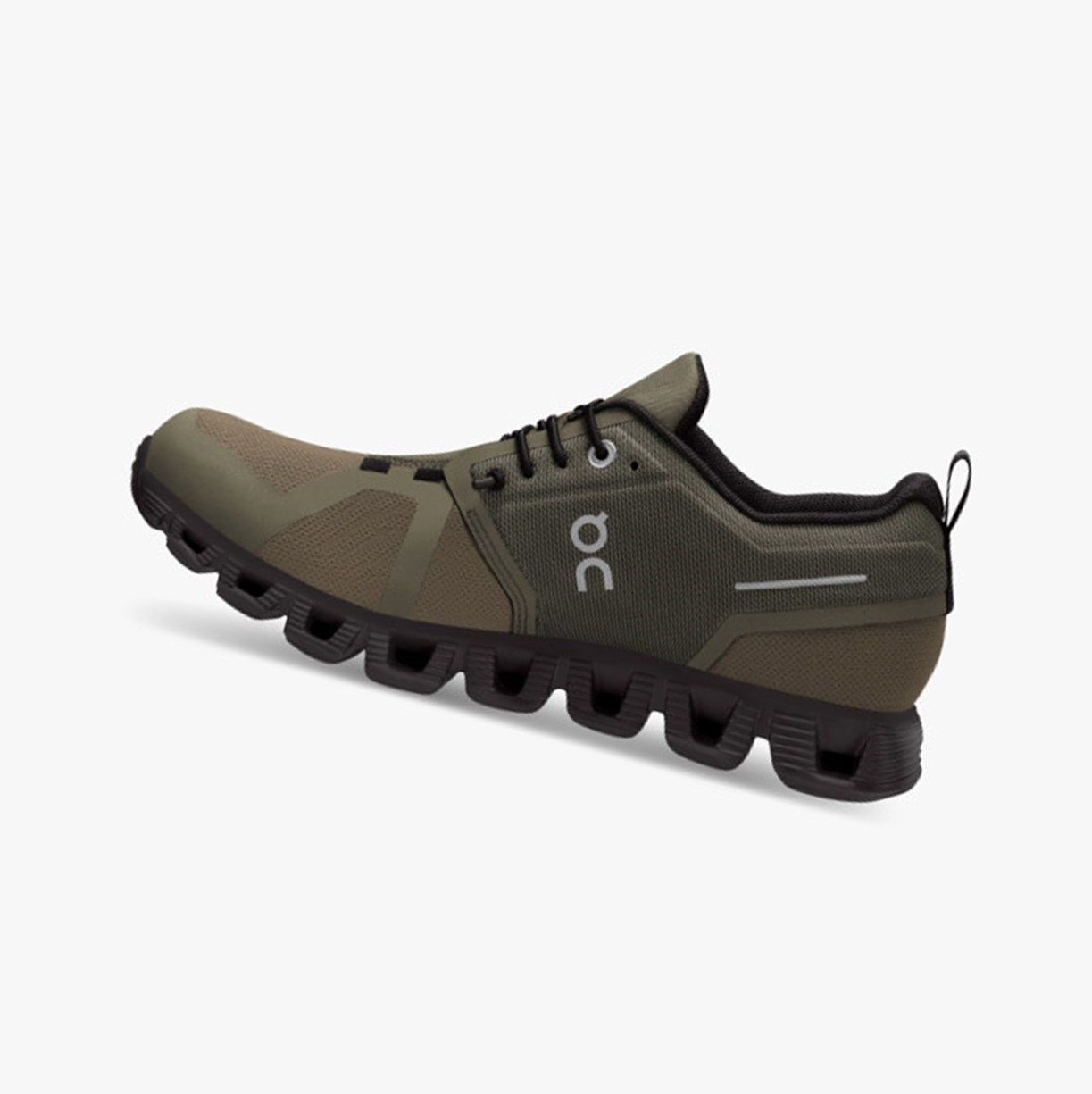 Olive / Black On Cloud 5 Waterproof Women Running Shoes | WLJH29687