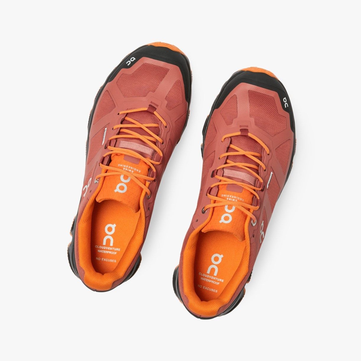 Orange On Cloudventure Waterproof Men Trail Running Shoes | GIDY93174