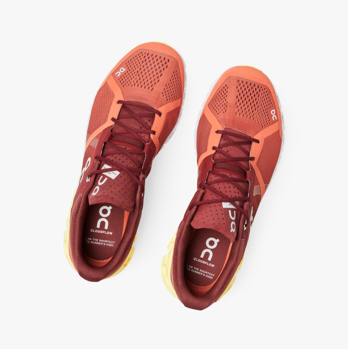 Red On Cloudflow Men Training Shoes | BKQW95170