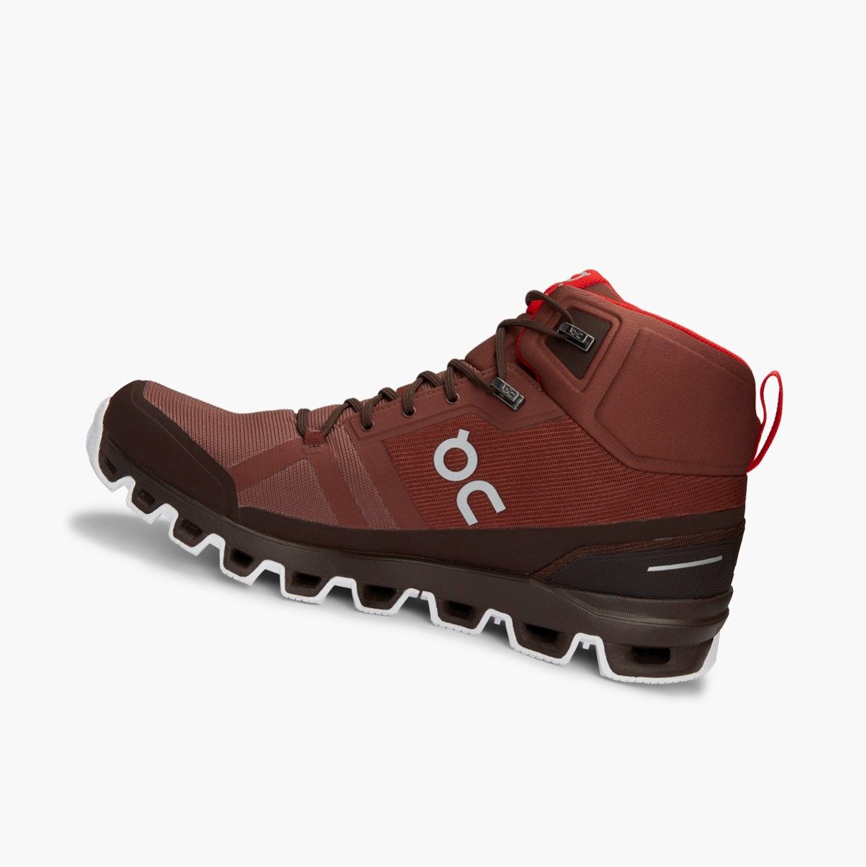 Red On Cloudrock Waterproof Men Hiking Boots | SXBO46093