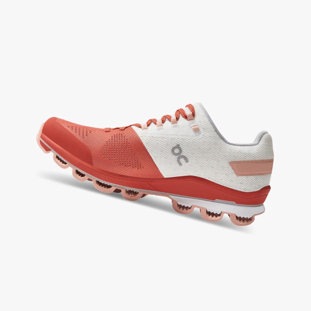 Red / Rose On Cloudsurfer 6 Women Road Running Shoes | AJDG89037