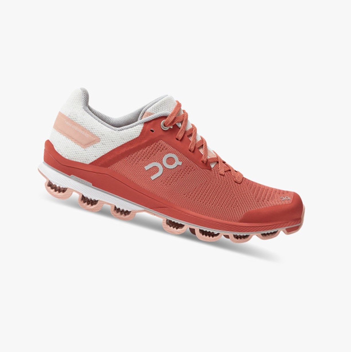 Red / Rose On Cloudsurfer 6 Women Road Running Shoes | AJDG89037