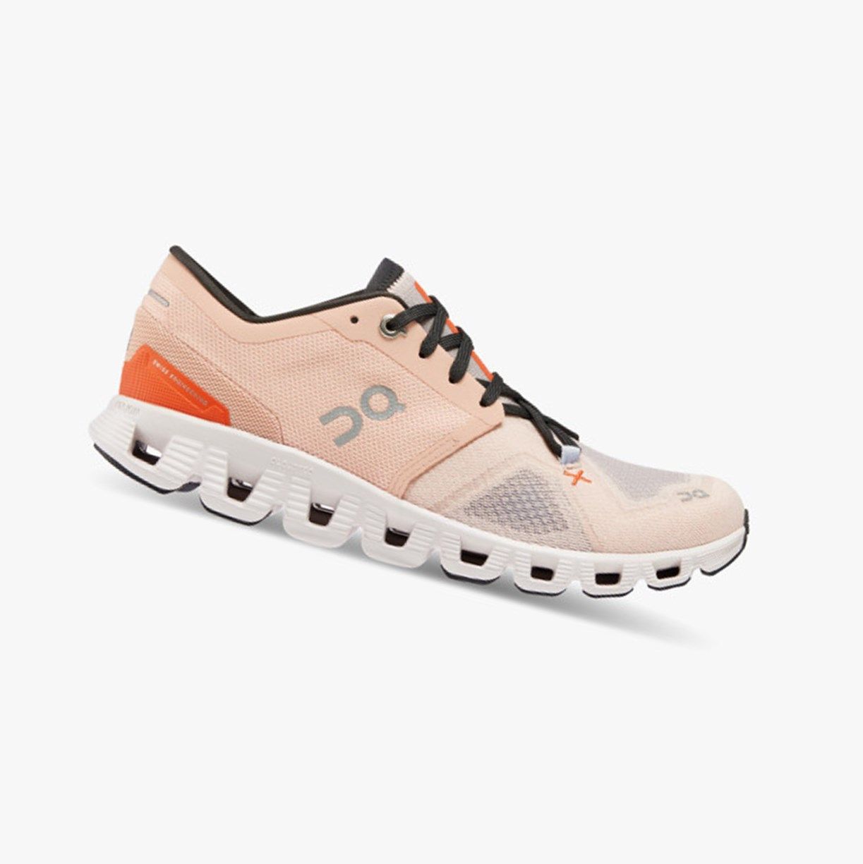 Rose / Brown On Cloud X 3 Women Training Shoes | MIFU12097