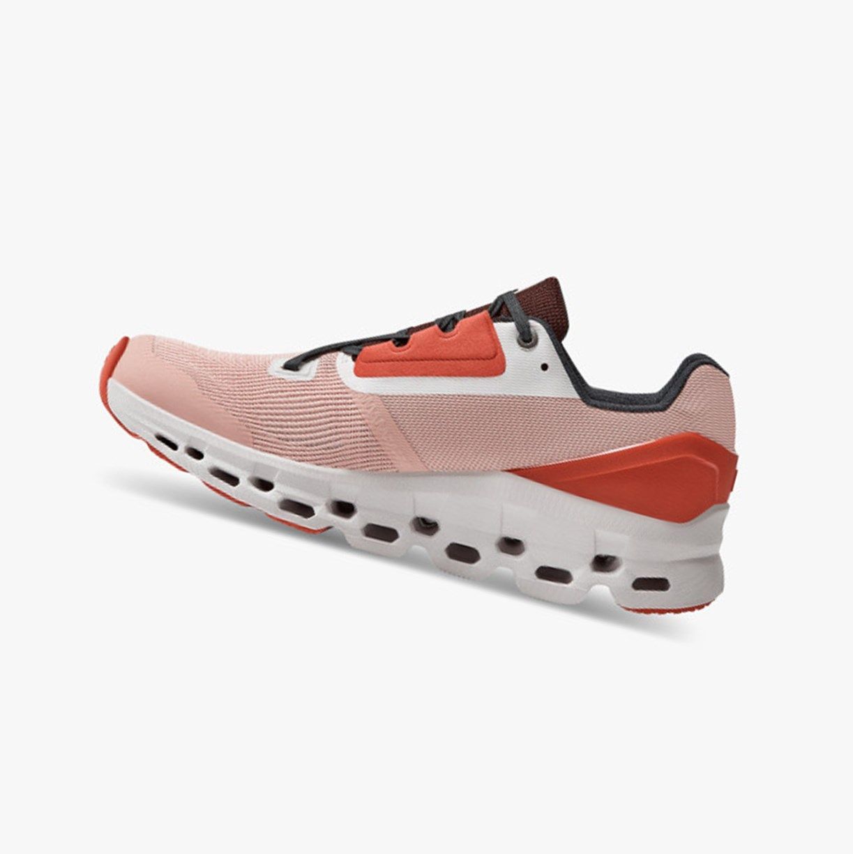 Rose / Red On Cloudstratus Women Road Running Shoes | ZOHS14809