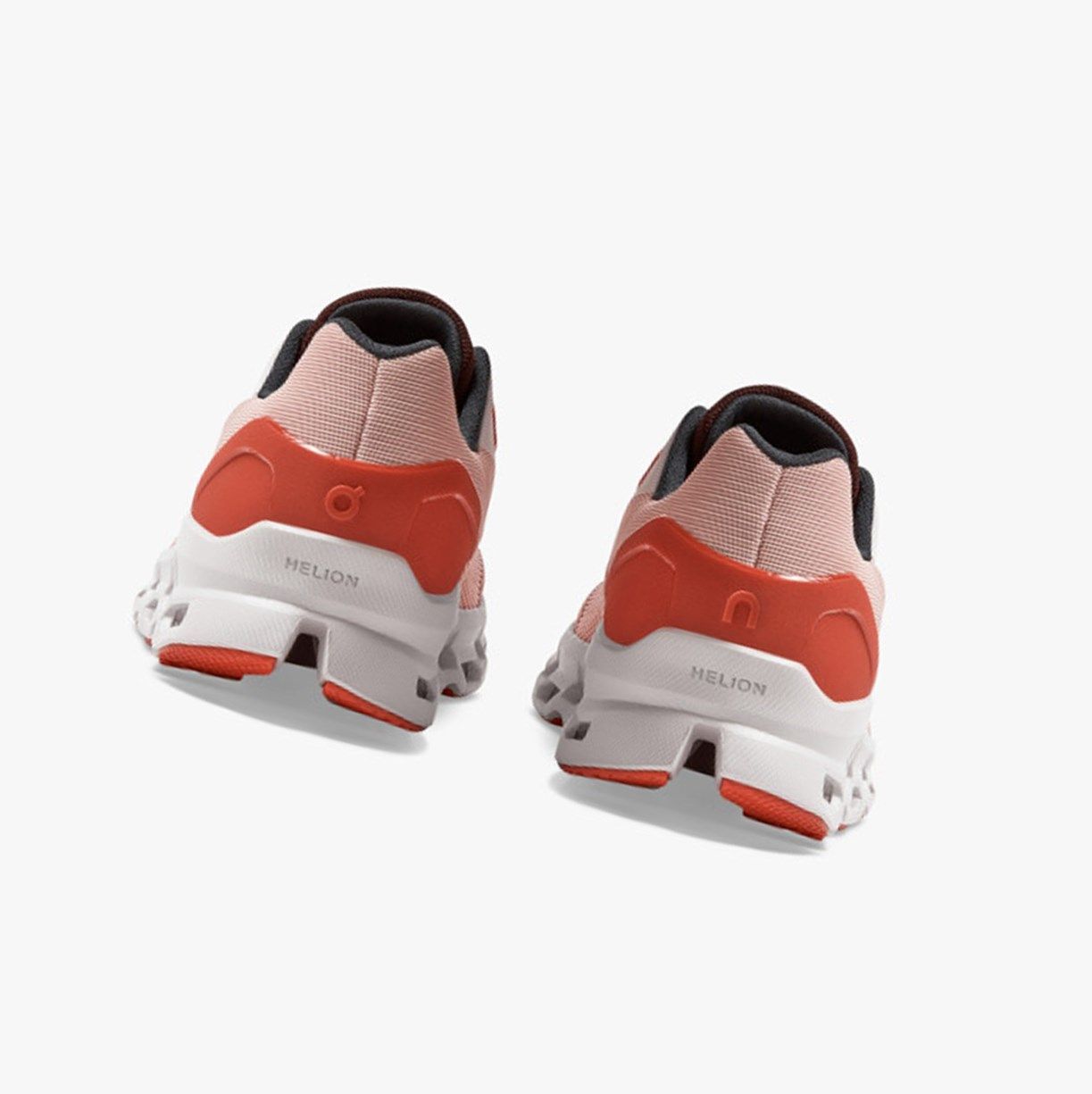 Rose / Red On Cloudstratus Women Road Running Shoes | ZOHS14809