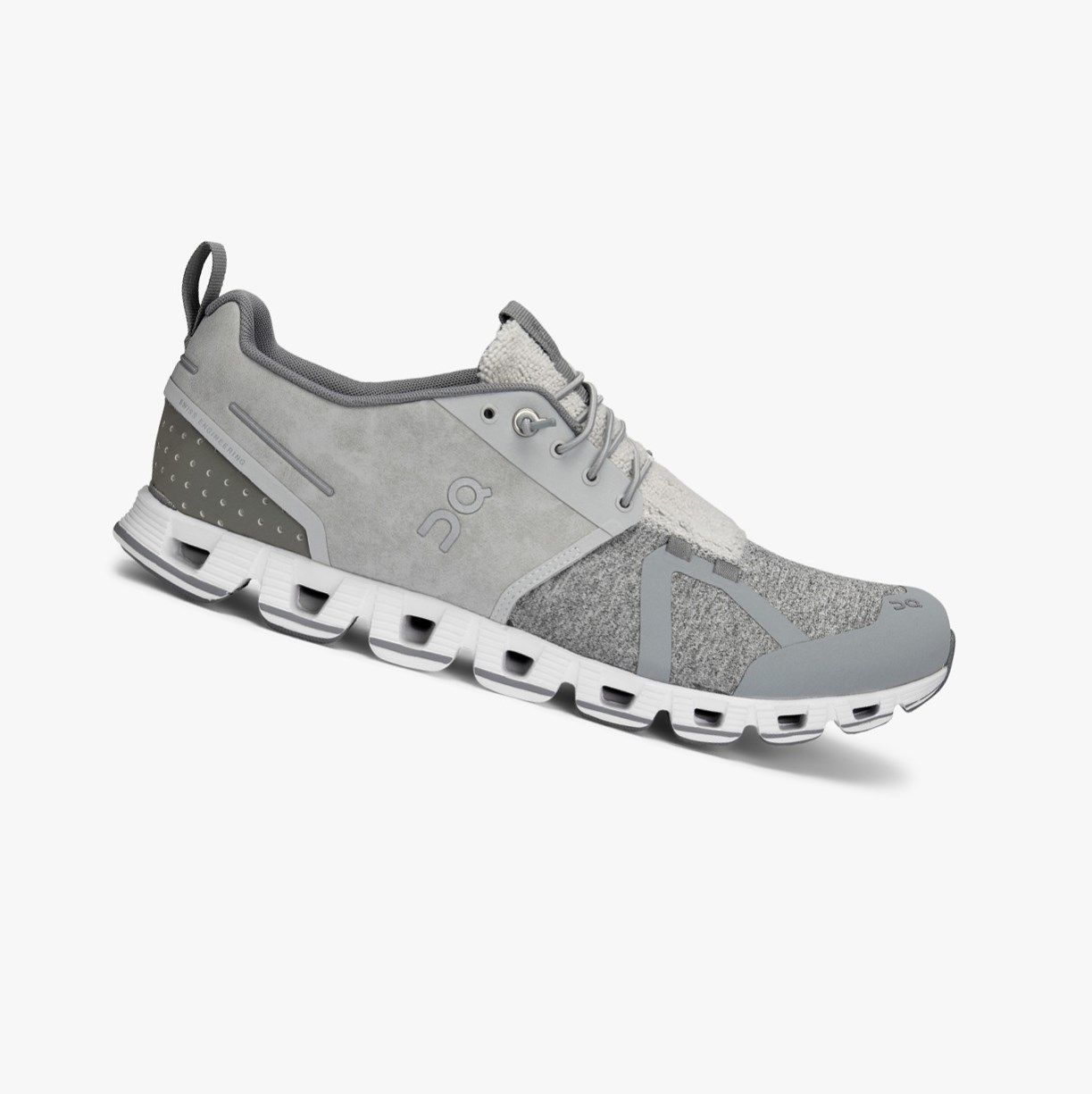 Silver On Cloud Terry Men Road Running Shoes | HNBQ52136