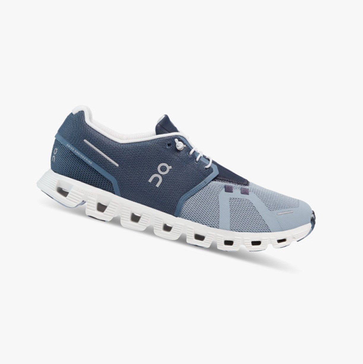 Storm / Chambray On Cloud 5 Fuse Men Running Shoes | HDRM79304