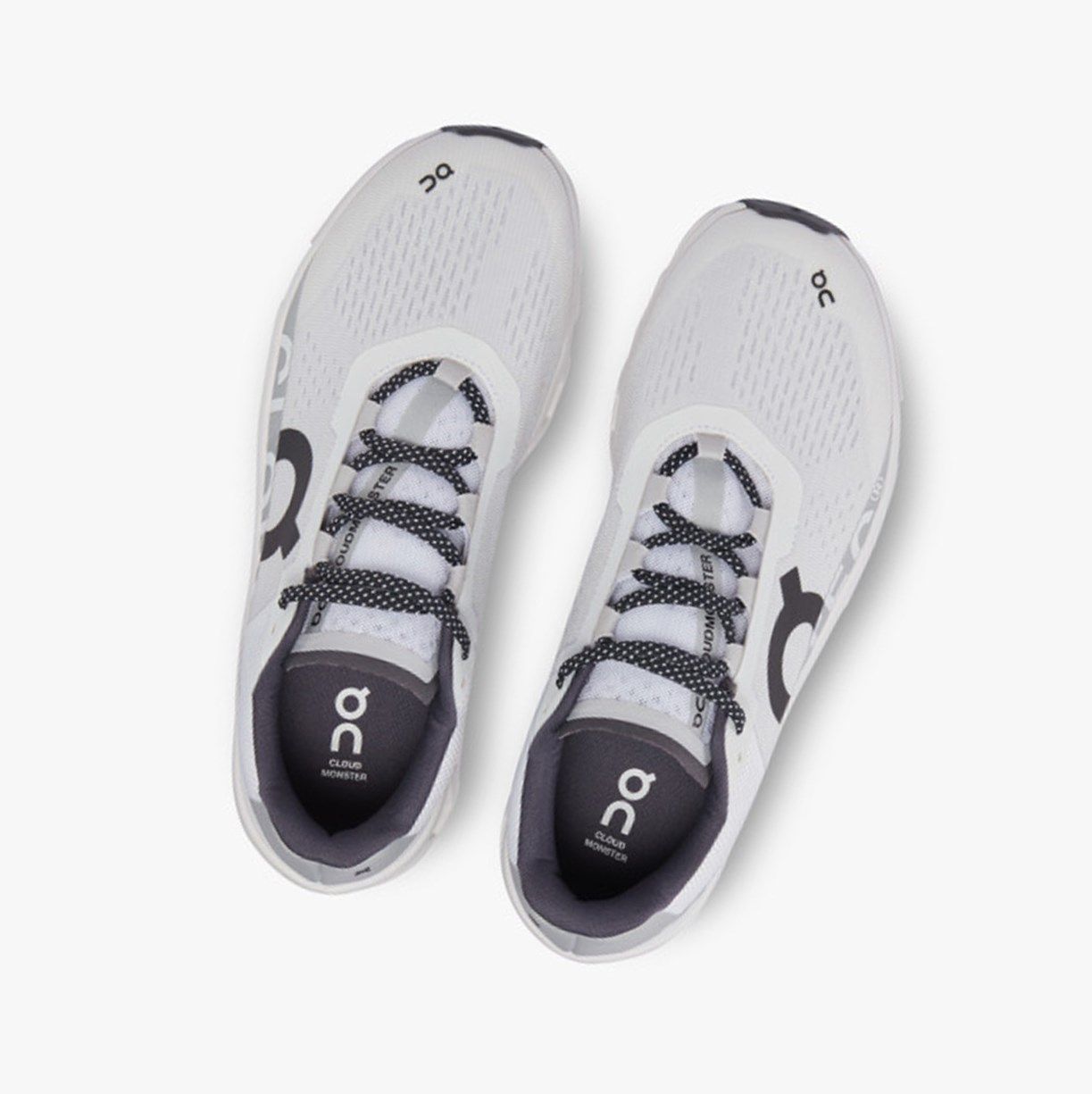 White On Cloudmonster Men Training Shoes | EJYX35480