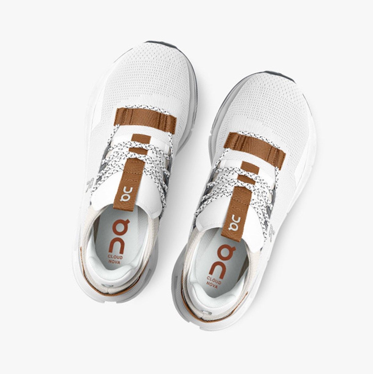 White On Cloudnova Women Sneakers | RXTV81760