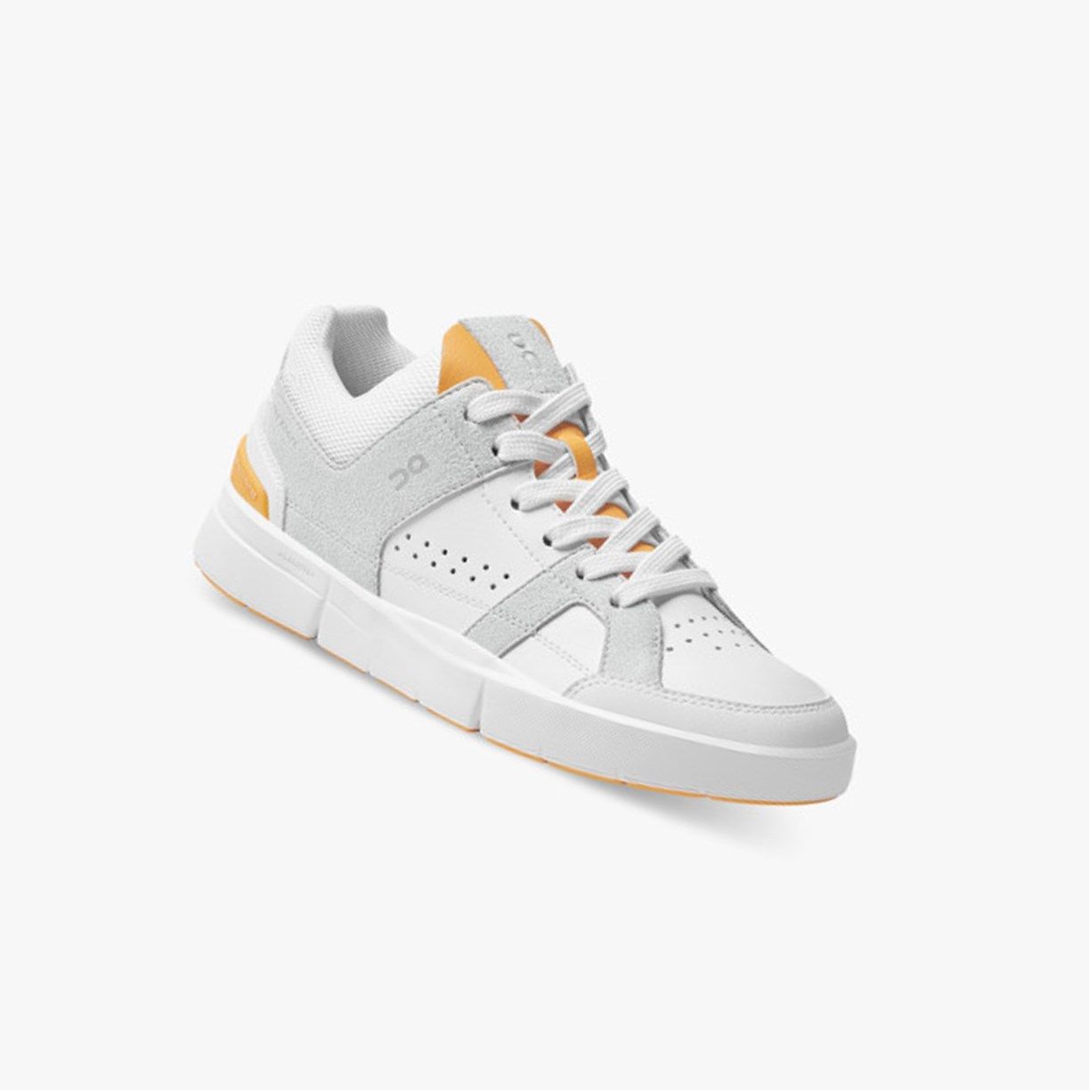 White On The Roger Clubhouse Women Sneakers | KBWI01839