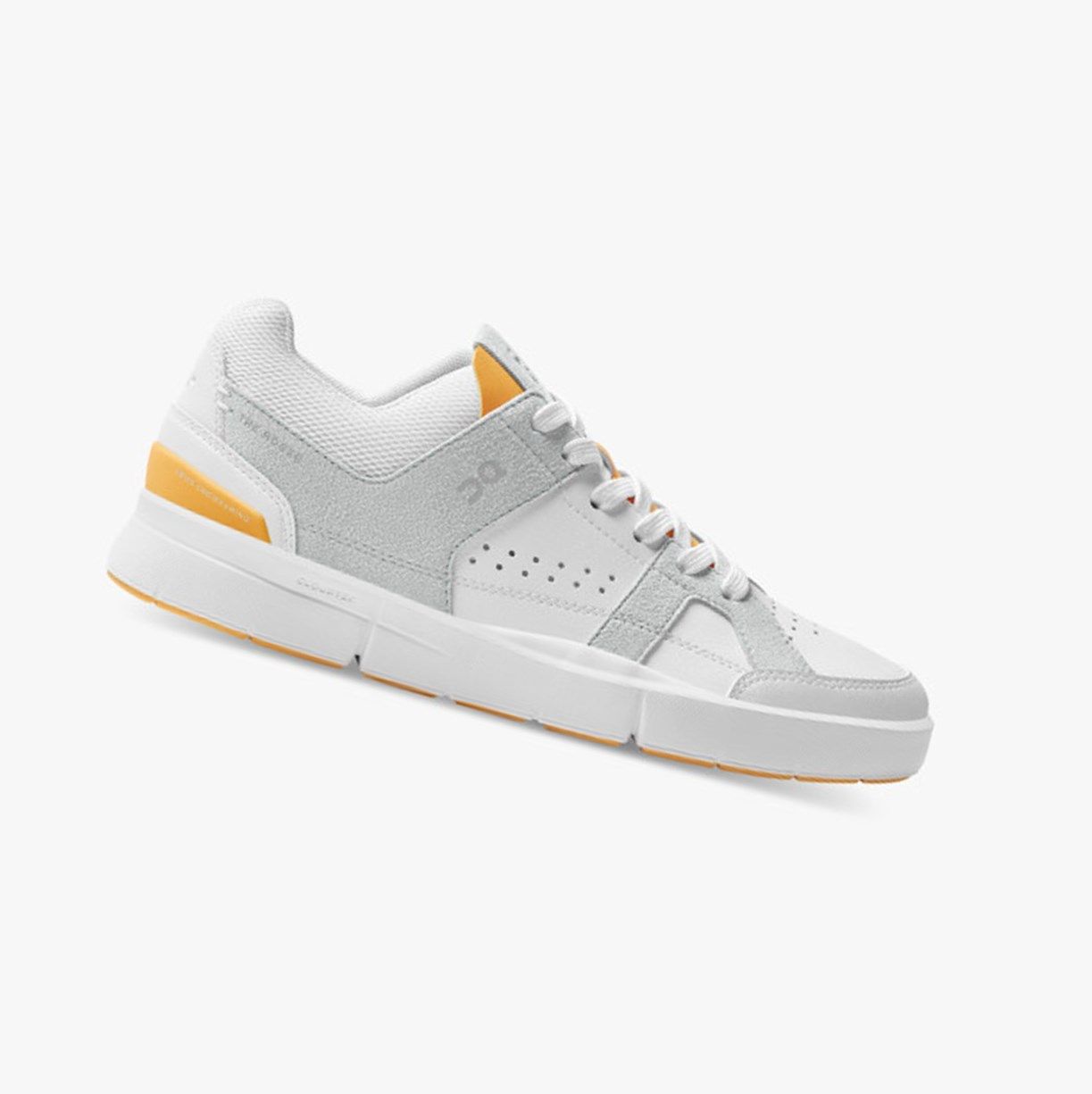 White On The Roger Clubhouse Women Sneakers | KBWI01839