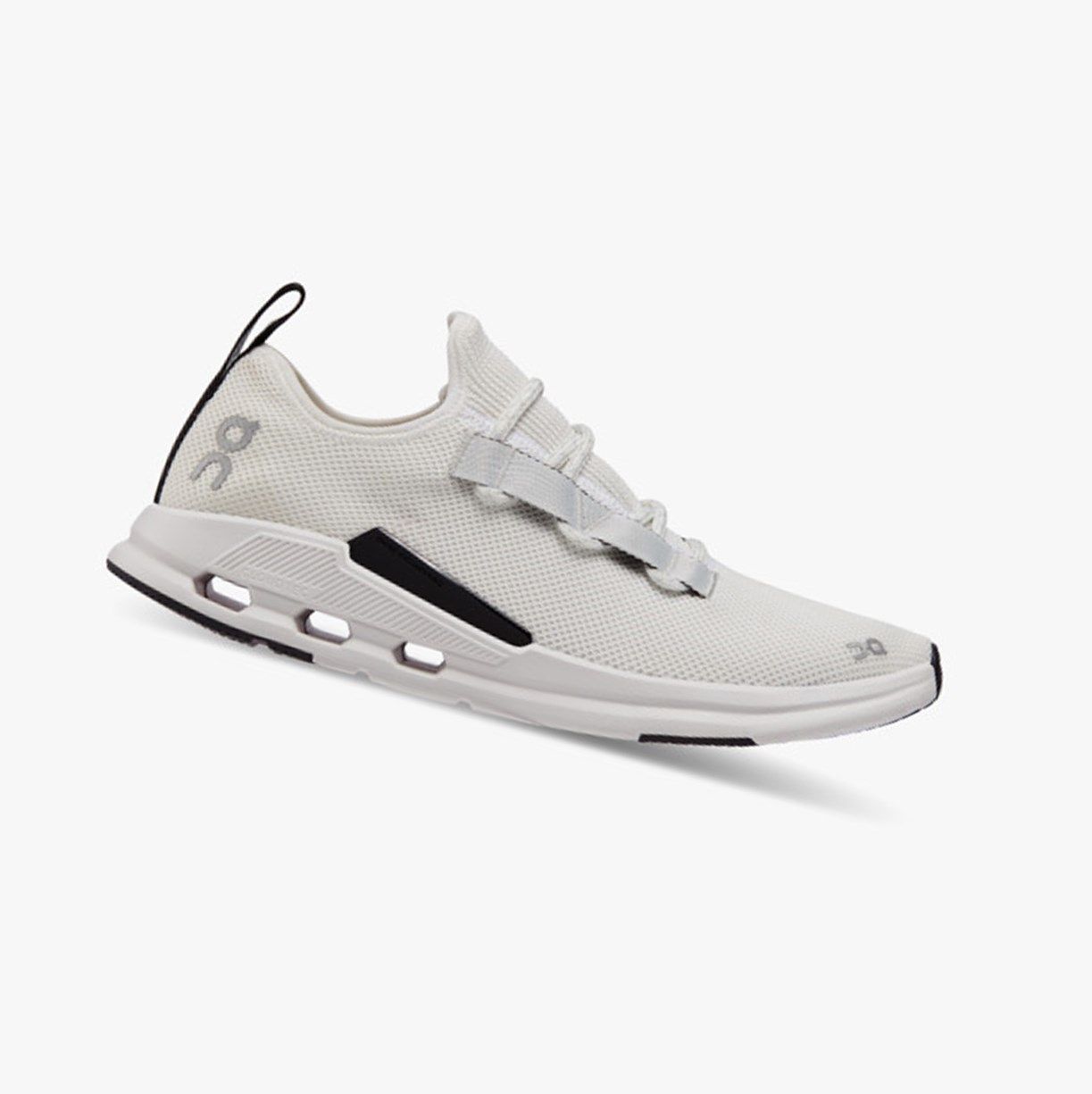 White / Black On Cloudeasy Men Running Shoes | NXHM25648