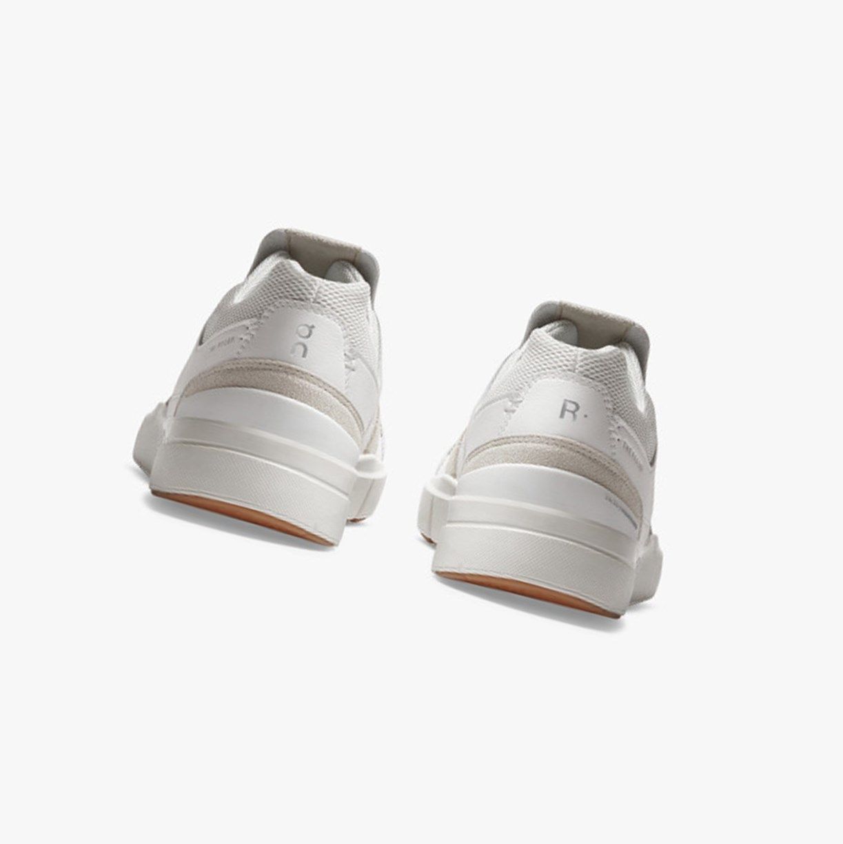 White / Brown On The Roger Clubhouse Women Sneakers | ZTRH58147