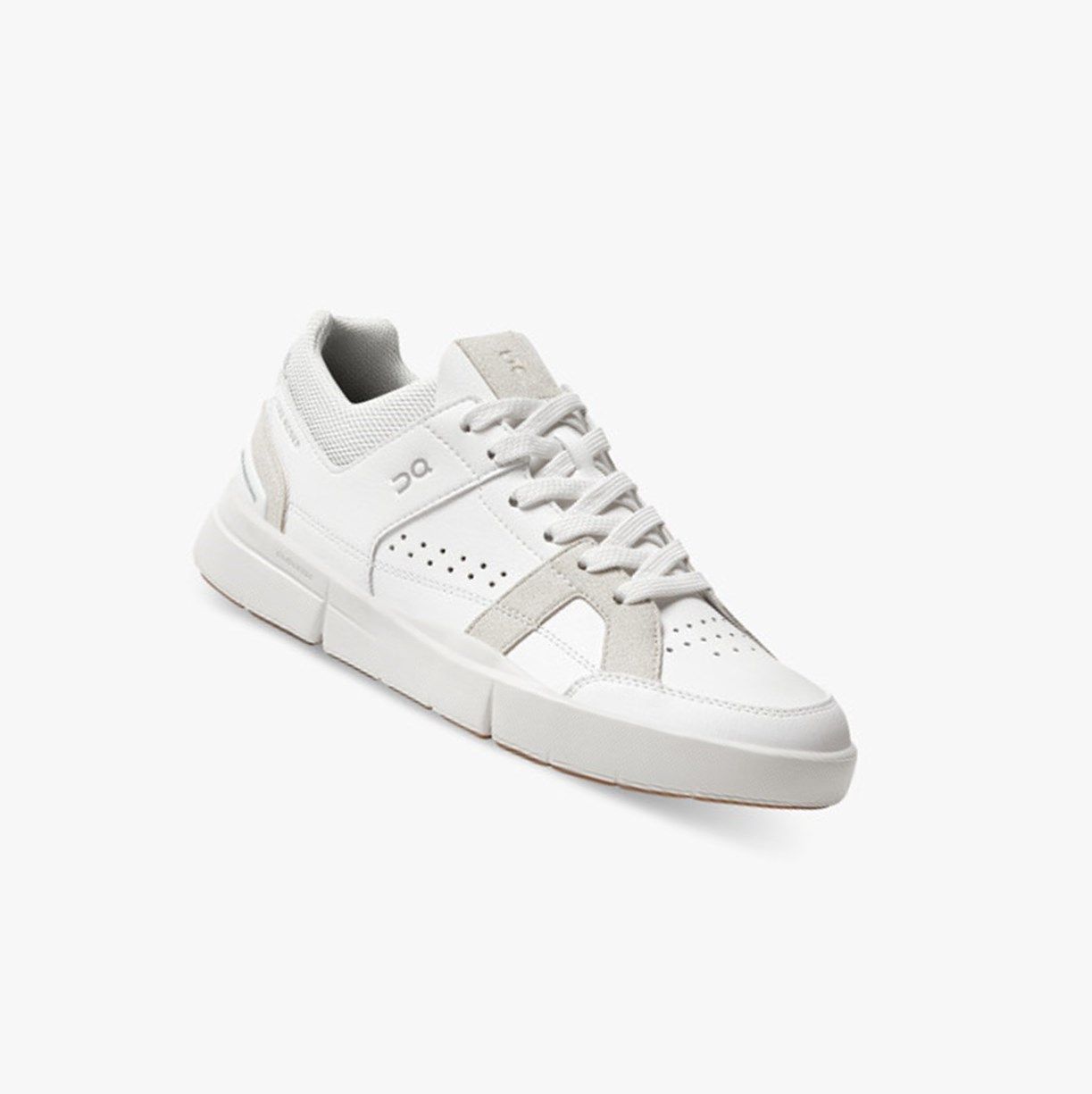 White / Brown On The Roger Clubhouse Women Sneakers | ZTRH58147