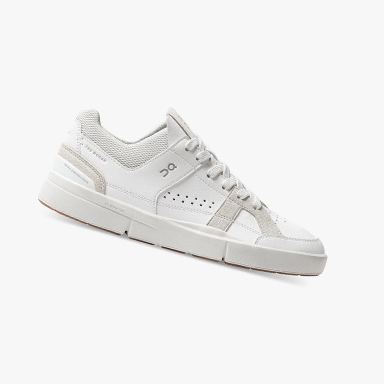 White / Brown On The Roger Clubhouse Women Sneakers | ZTRH58147