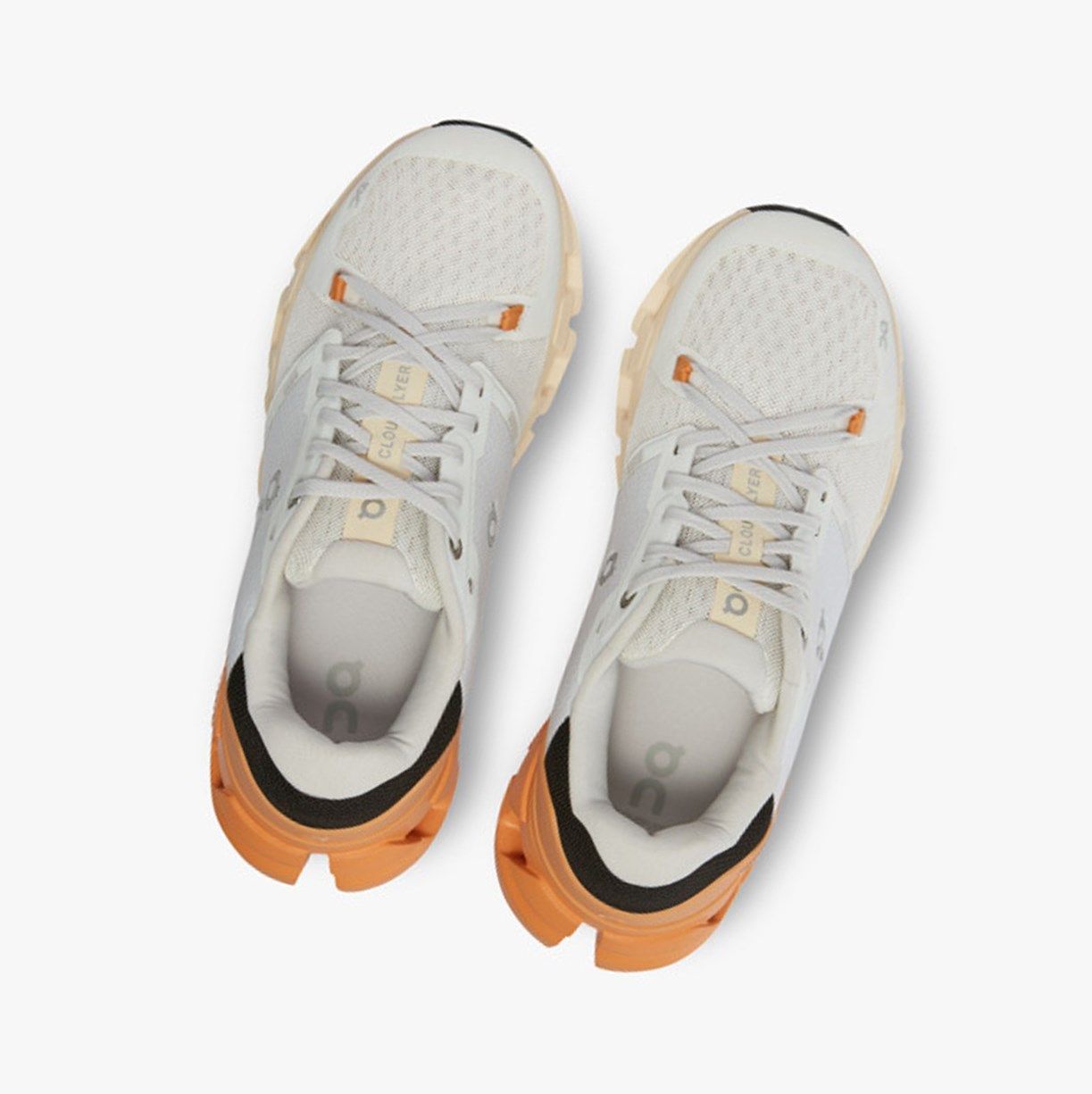 White / Copper On Cloudflyer 4 Women Running Shoes | TECY74912