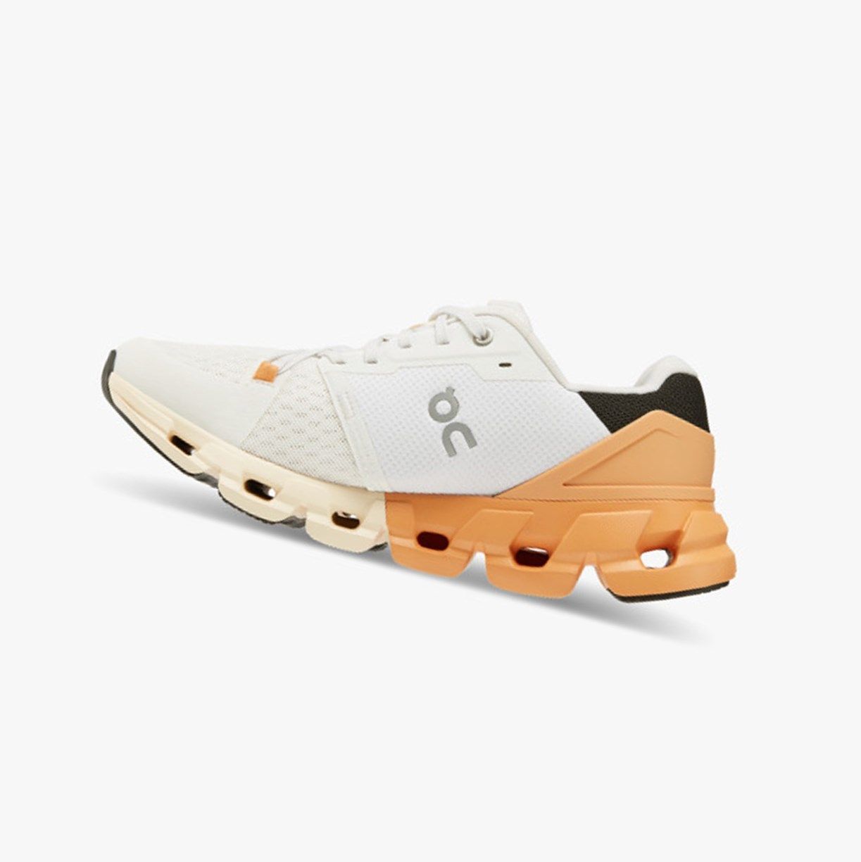 White / Copper On Cloudflyer 4 Women Running Shoes | TECY74912