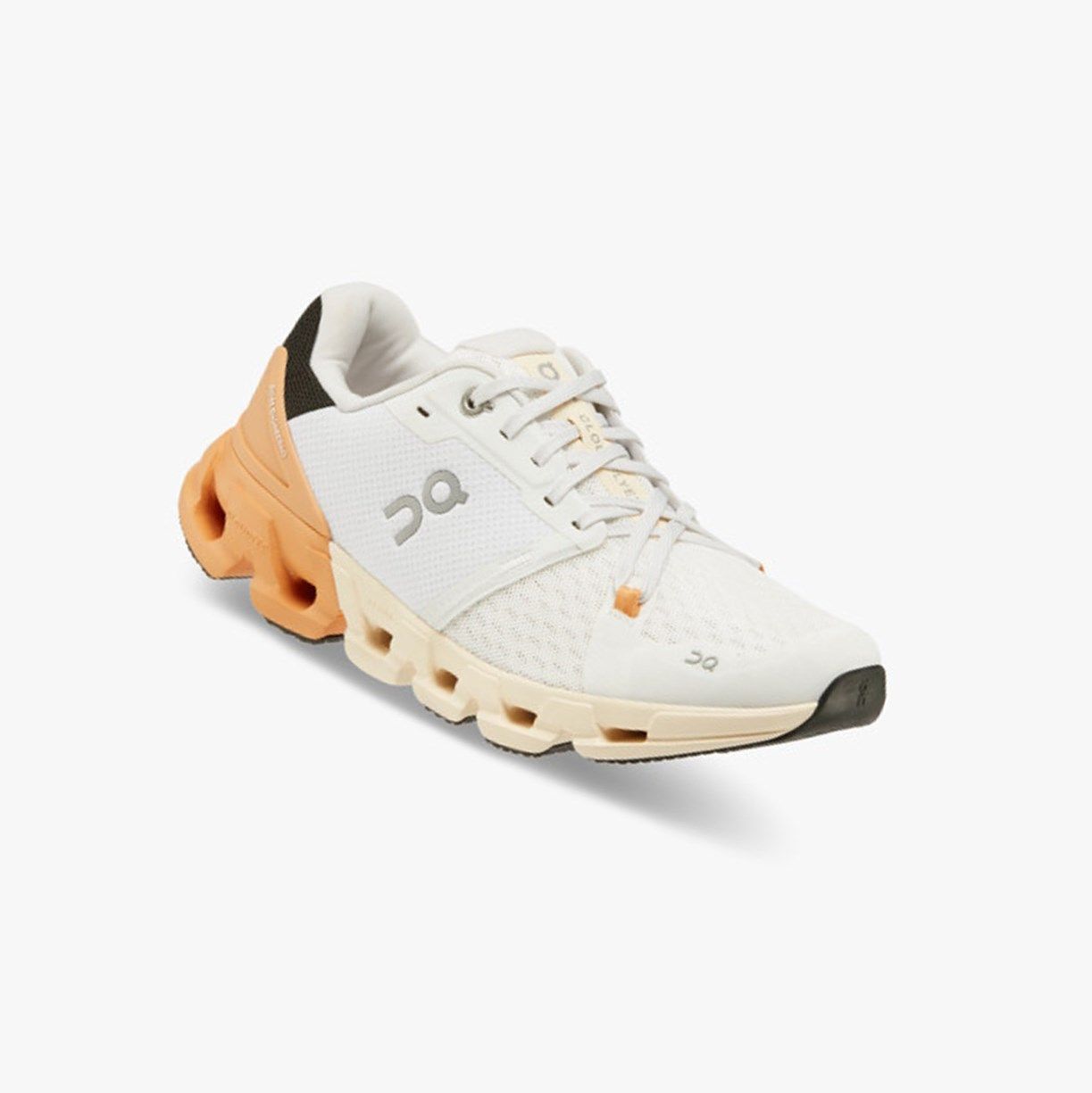 White / Copper On Cloudflyer 4 Women Running Shoes | TECY74912