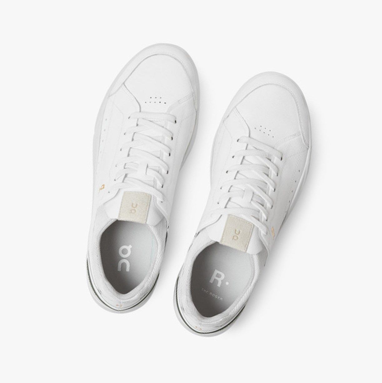 White / Green On The Roger Centre Court Men Sneakers | KLUD30574