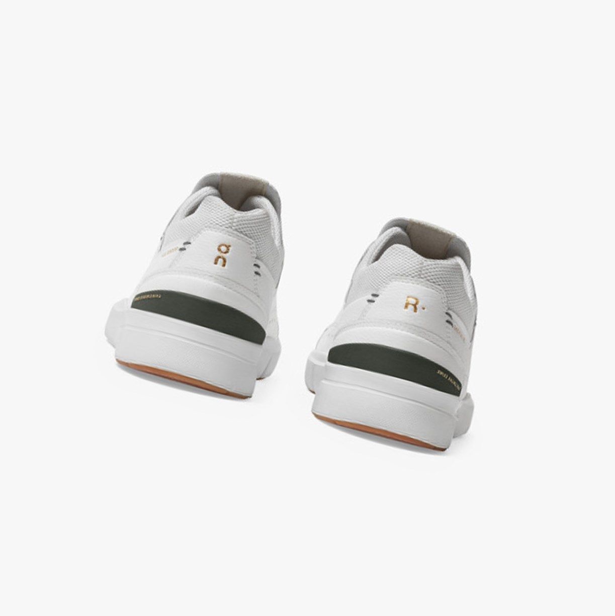 White / Green On The Roger Centre Court Men Sneakers | KLUD30574