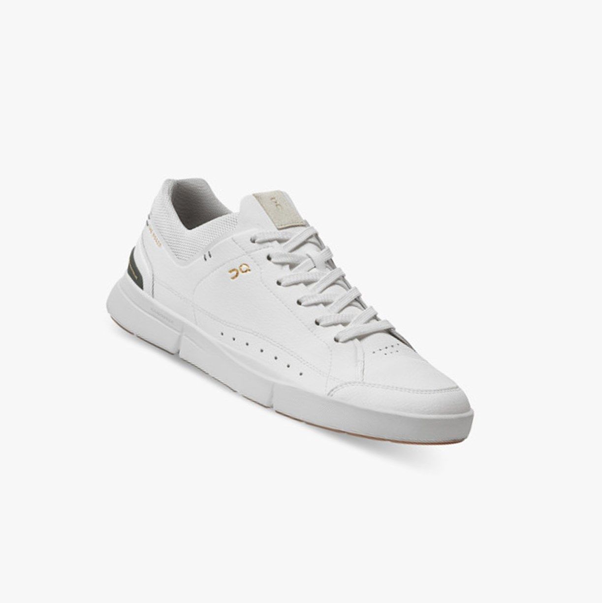 White / Green On The Roger Centre Court Men Sneakers | KLUD30574