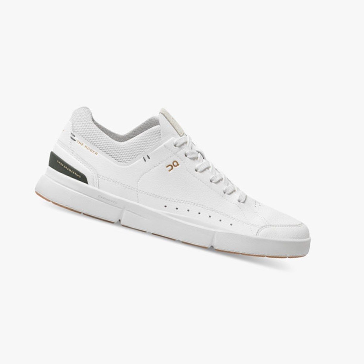 White / Green On The Roger Centre Court Men Sneakers | KLUD30574