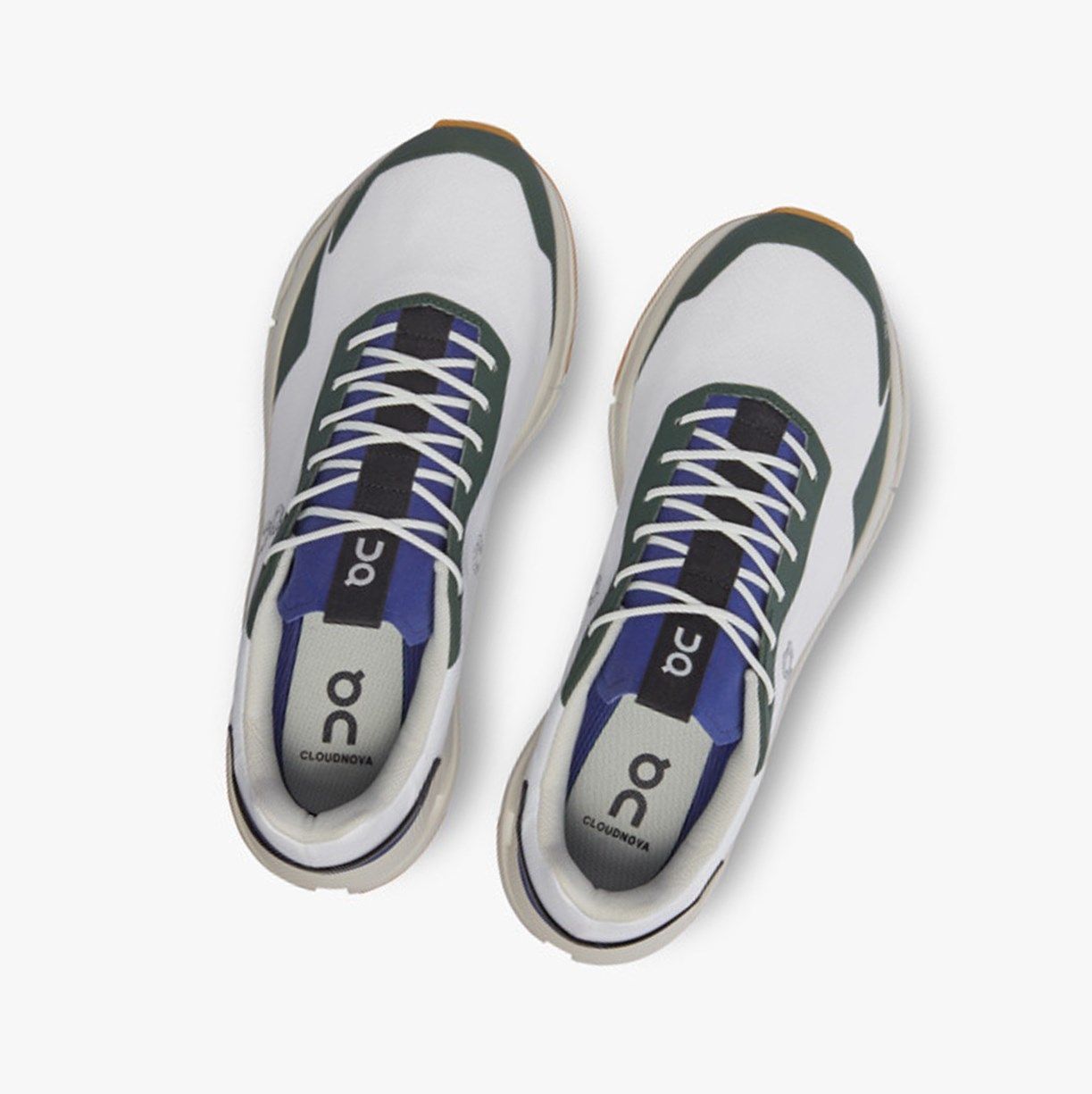 White / Indigo On Cloudnova Form Men Running Shoes | VNLR57302