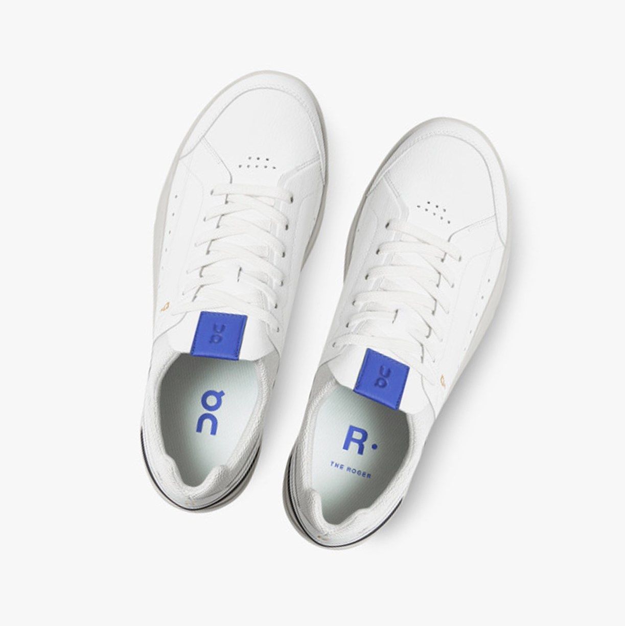 White / Indigo On The Roger Centre Court Men Sneakers | HXCL54736