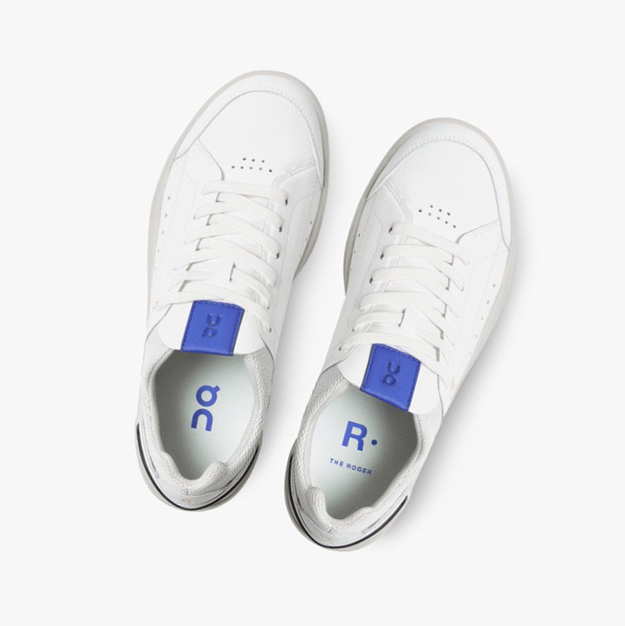 White / Indigo On The Roger Centre Court Women Sneakers | TKNG85304