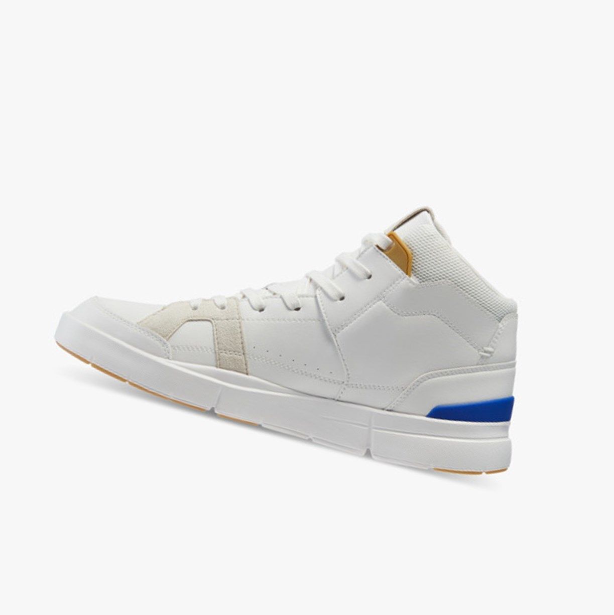 White / Indigo On The Roger Clubhouse Mid Men Running Shoes | KXYA67930