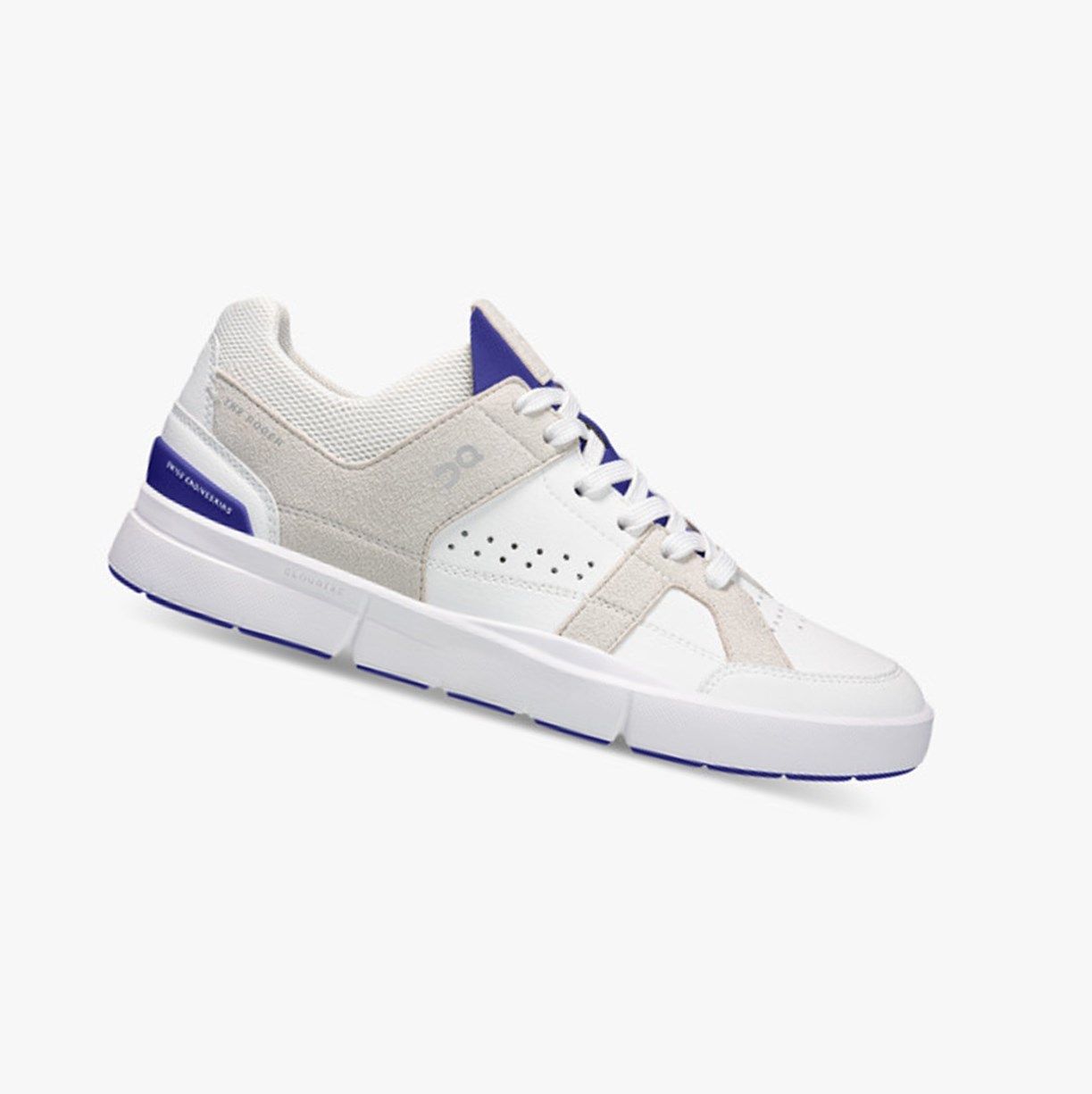 White / Indigo On The Roger Clubhouse Women Sneakers | GZFW98452