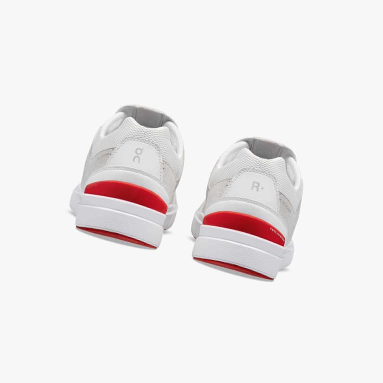 White / Red On The Roger Clubhouse Men Sneakers | GLZY40271