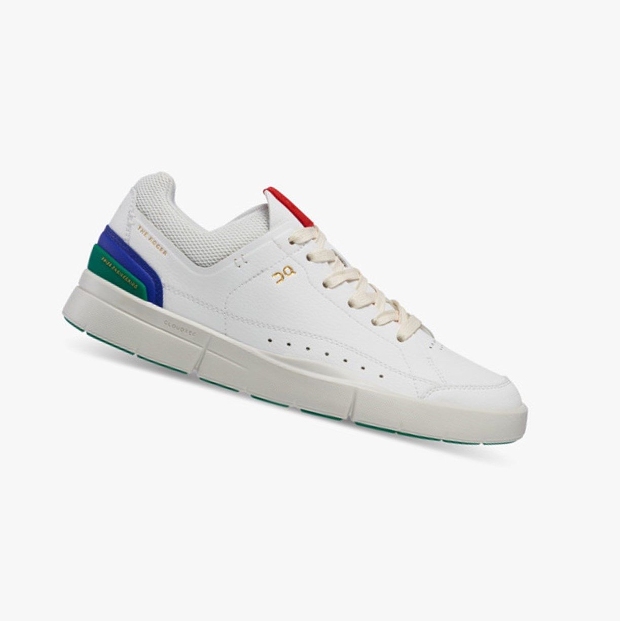 White / Turquoise On The Roger Centre Court Women Sneakers | UBSY80175