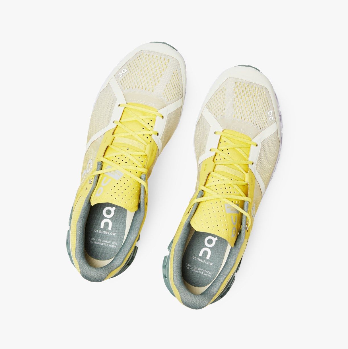 Yellow On Cloudflow Men Training Shoes | TNSX91742